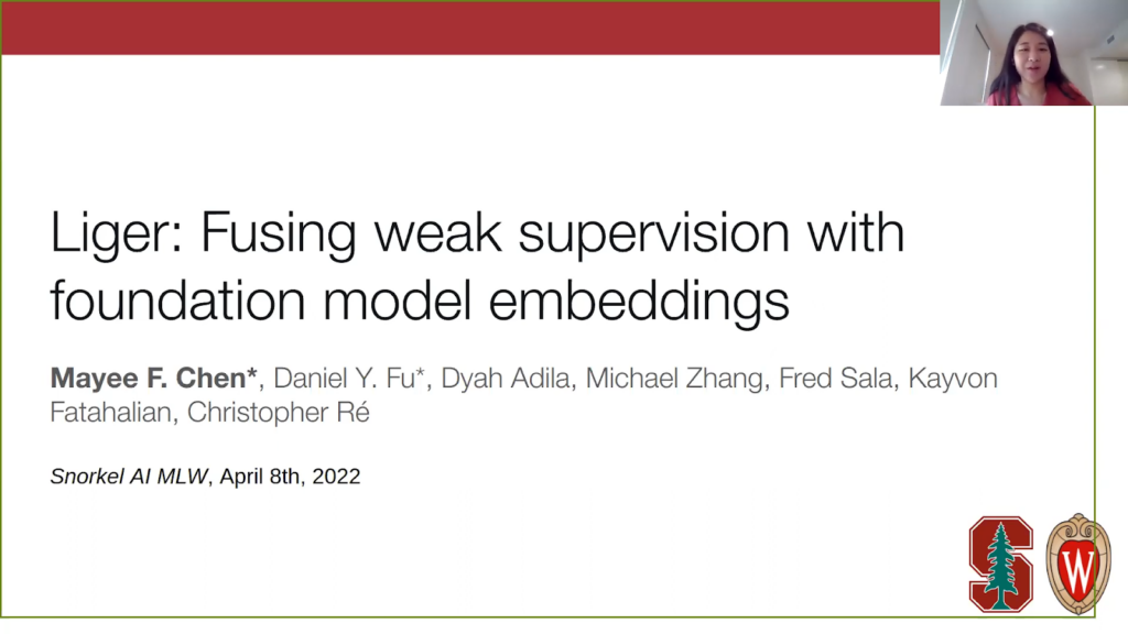 Shoring up the foundations: Fusing model embeddings and weak supervision, paper by Mayee F. Chen, Daniel Y. Fu, Dyah Adila, Michael Zhang, Frederic Sala, Kayvon Fatahalian, Christopher Ré