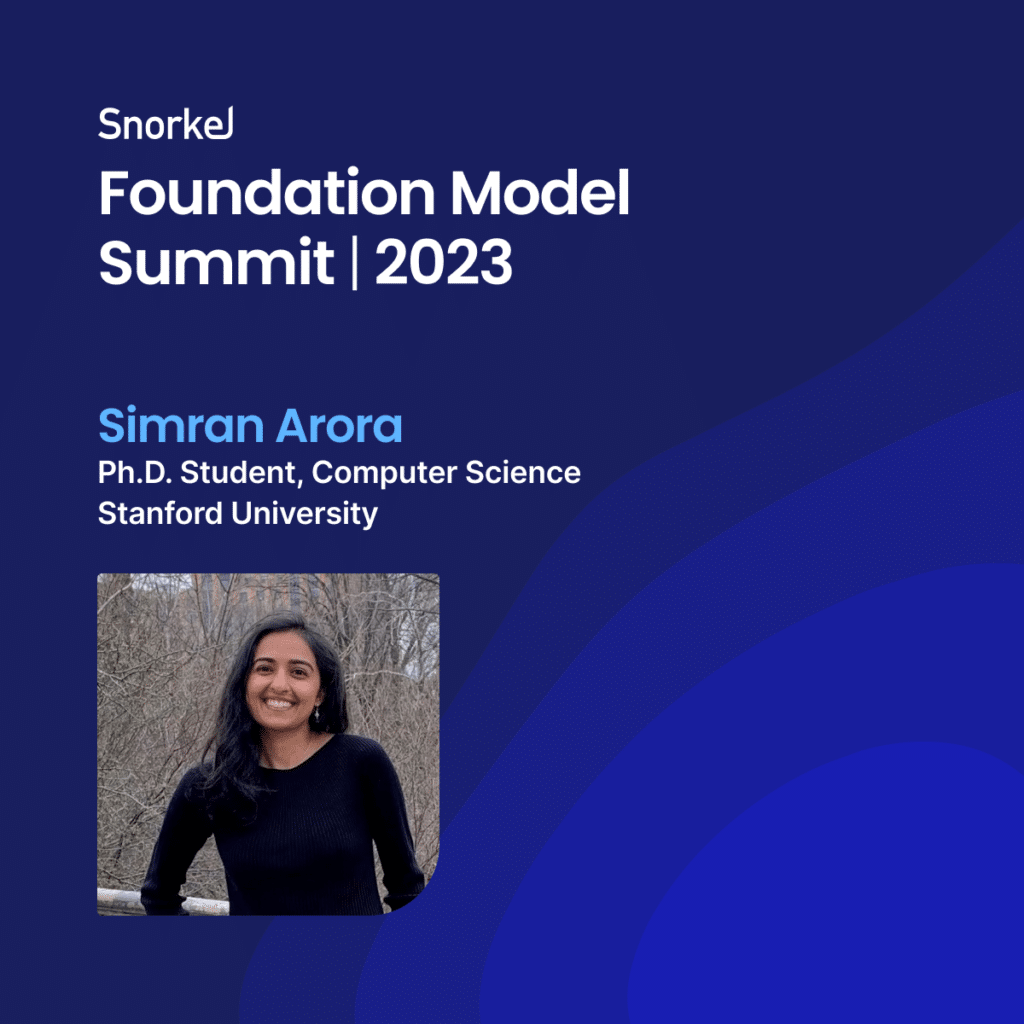 Stanford Researcher Simran Arora presented on her AMA technique for building systems with foundation models