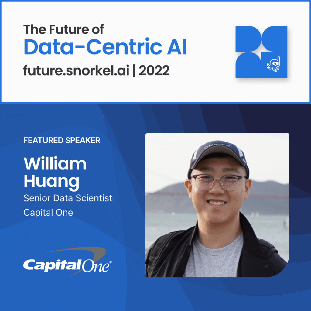 William Huang, senior data scientist at Capital One, discussed "dataset cartography" and its value at the Future of Data-Centric AI 2022.